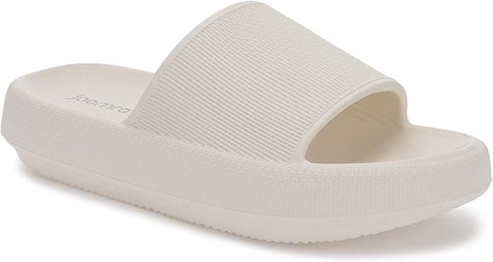 Joomra Pillow Slippers for Women and Men Non Slip Quick Drying Shower Slides Bathroom Sandals | Ultra Cushion | Thick Sole - Image 1