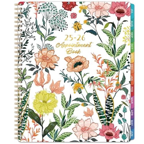 2025-2026 Appointment Book/Planner - 2025-2026 Daily Hourly Planner, Jul 2025 - Jun 2026, Weekly Appointment Book, 8.5" x 11", 30-Minute Interval, Lay-Flat, Ample Space with Notes ＆ To-Do Lists - Image 1