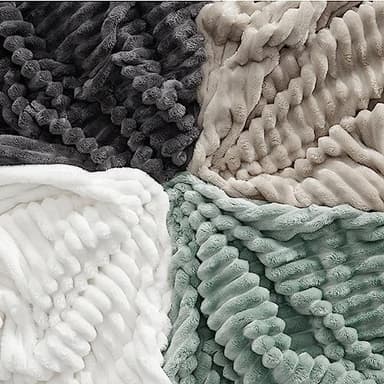 Bedsure GentleSoft King Size Blanket for Bed - Cozy Soft Blankets for Women, Cute Large Fleece Throws for Girls, Linen, 108x90 Inches - Image 7