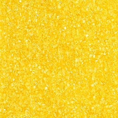 DecoPac Sanding Sugar, Yellow Edible Sugar Sprinkles, Edible Sanding Sugar in Handheld Container, Sugar Sprinkle Mix For Celebration Cakes, Cupcakes, Cookies, 33oz - Yellow - Image 1