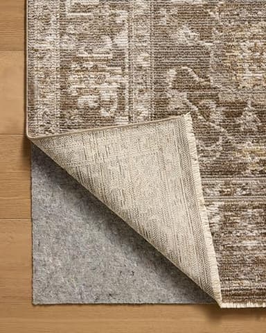 Loloi Magnolia Home by Joanna Gaines Pace Collection PAC-01 Bark/Natural 9'-6" x 12'-3" Area Rug - Image 8