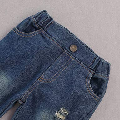 fhutpw Toddler Baby Boy Outfits Hoodie Sweatshirts & Jeans Clothes Set Fall Winter 6 9 12 18 24 Months - Image 5
