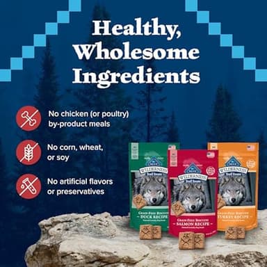 Blue Buffalo Wilderness Variety Pack Dog Treats Made with Natural Ingredients Duck Turkey & Salmon - Image 4