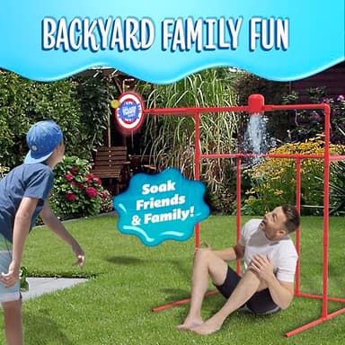 GoSports Backyard Water Toy Game for Kids & Adults - Splash Tower Burst Water Balloon Dunk Tank - Image 3