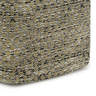 SIMPLIHOME Janelle Boho Square Woven Outdoor/ Indoor Pouf in Multi Color Recycled PET Polyester for the Living Room, Bedroom and Kids Room - Image 7
