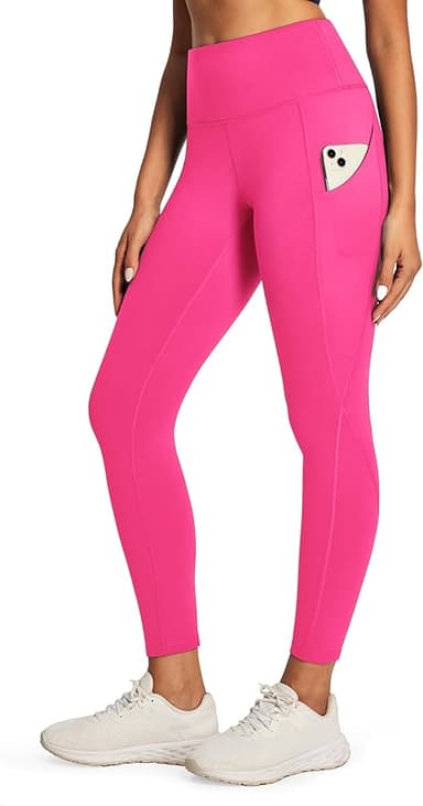 Ewedoos Fleece Lined Leggings Women Thermal Leggings for Women with Pockets High Waisted Winter Warm Tights Pants Clothes - Image 1