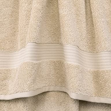 Cotton Paradise 6 Piece Towel Set, 100% Cotton Soft Absorbent Turkish Towels for Bathroom, 2 Bath Towels 2 Hand Towels 2 Washcloths, Beige Towel Set - Image 3