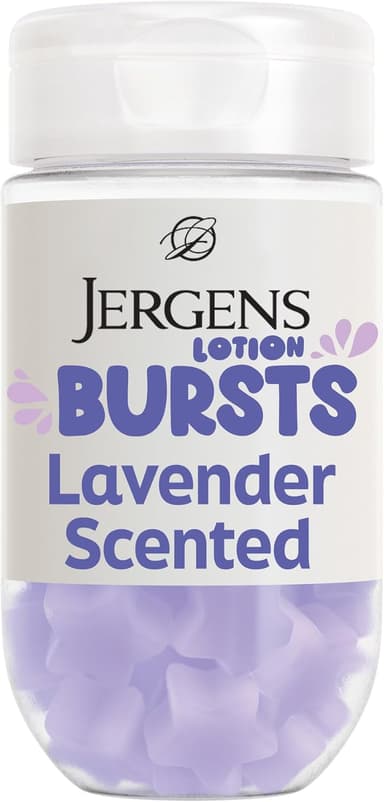 Jergens Lavender Lotion Bursts, Squishy Star-Shaped Moisturizer Bursts, 38 Ct - Image 2