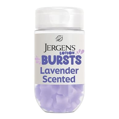 Jergens Lavender Lotion Bursts, Squishy Star-Shaped Moisturizer Bursts, 38 Ct - Image 1
