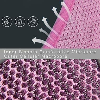 Dog and Cat Universal Harness with Leash - Cat Harness Escape Proof - Adjustable Reflective Step in Dog Harness for Small Dogs Medium Dogs - Soft Mesh Comfort Fit No Pull No Choke, Pink, L - Image 3