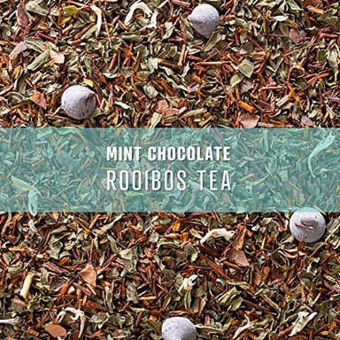 Elevate Tea Mint Chocolate Tea - Loose Leaf Rooibos Tea, Caffeine Free, 3 oz Pouch - 30 Cups, Hot & Iced Tea, No Artificials, Herbal Tea - Image 2
