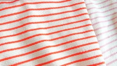 Soft Puppy Stripe Dog Shirts Pet Apparel Cat Tee Dog Sweatshirt Pet Breton Top Pet Clothes for Small Dogs (Orange Red, X-Small) - Image 5