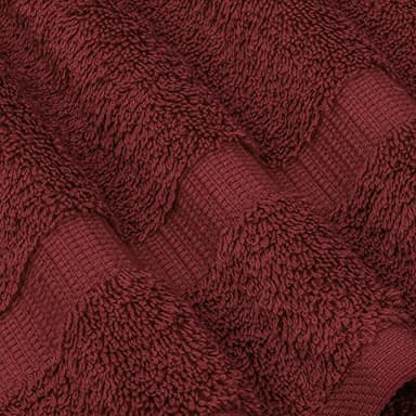 Chakir Turkish Linens | Hotel & Spa Quality 100% Cotton Premium Turkish Towels | Soft & Absorbent (4-Piece Bath Towels, Cranberry) - Image 5