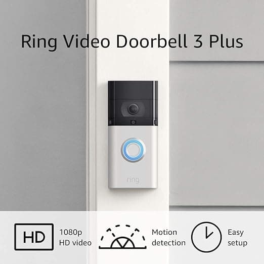 Like-New Ring Video Doorbell 3 – enhanced wifi, improved motion detection, easy installation - Image 1