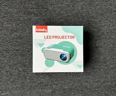 ksbaby Mini Projector WiFi Home Theater Portable Projector, Phones Can Be Connected to The Movie Projector Via WiFi or Via Data Cable, Compatible With Smartphone/ Tablet/ Laptop/ TV Stick/ USB Drive - Image 8