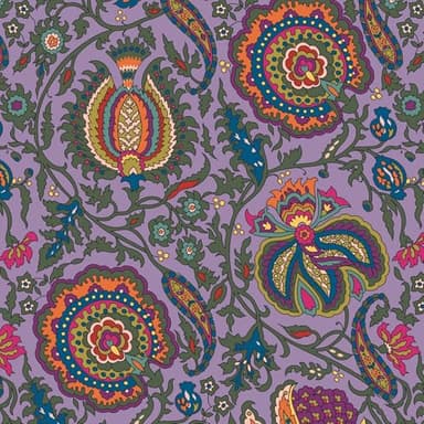 Vera Bradley Women's Premium Cotton Foxbury Crossbody, Marrakesh, One Size - Image 8