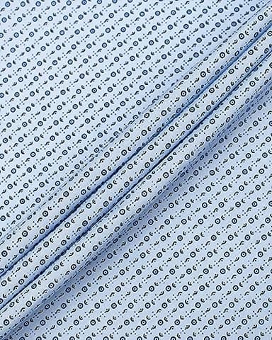 J.VER Mens Pattern Shirts Long Sleeve Regular Fit Button Down Printed Shirts Light Blue Medium - Image 5