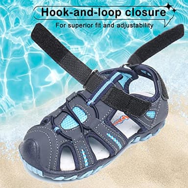 Blikcon Boys Girls Sandals Close Toe Outdoor Soft Sole Summer Sandals (Toddler/Little Kid) - Image 5