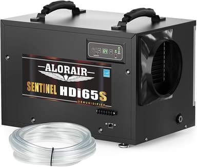ALORAIR 120 PPD Commercial Dehumidifiers with Pump and Hose, Crawl Space Basement dehumidifier, Industry Water Damage Unit, Compact, Portable, Auto Defrost, Memory Starting - Image 1