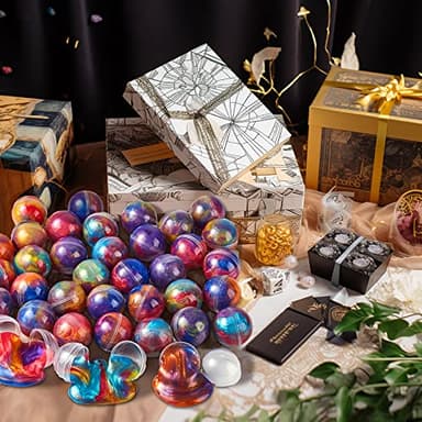 JOYIN Slime Party Favors, 36 Pack Galaxy Slime Ball - Stretchy, Non-Sticky, Mess-Free, Stress Relief, and Safe - Toys for Girls and Boys - Classroom Reward, Party Supplies - Image 2