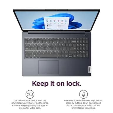 Lenovo IdeaPad 15.6" HD Anti-Glare w/ 1 Year Microsoft 365, 20GB RAM, 384GB SSD, Windows 11 Home, Up to 9.5 Hours Battery Life, Intel Processor, WiFi 6, HDMI, USB-C, SD Card Reader, w/WOWPC USB - Image 3
