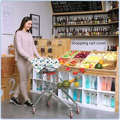 Car Seat Covers for Babies - Multi- use Nursing Carseat Canopy, Breastfeeding Covers, Baby Shower Gifts for Boys and Girls (sea World) - Image 8