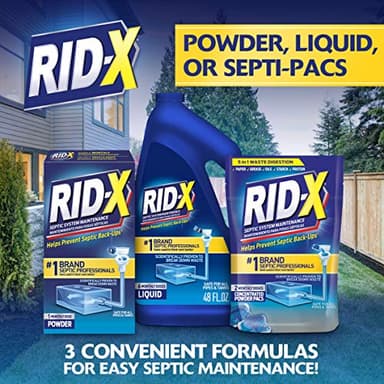 Rid-X Septic System Treatment, Septic Tank Treatment, 3-Monthly Supply Dual Action Septi-Pacs - 3.2 oz - Image 6