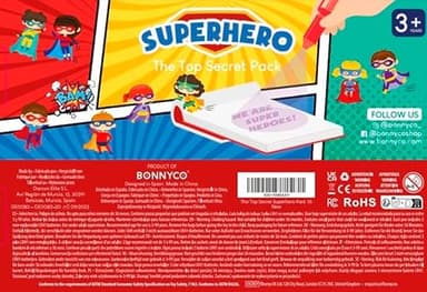 BONNYCO Invisible Ink Pen, Notebook Pack 16 Superhero Party Favors | Super Hero Party Favors for Kids Goodie Bags Stuffers Pinata Stuffers Classroom Prizes Return Gifts for Kids Birthday Student Gifts - Image 8