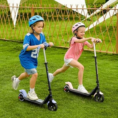 ECOROAD EK6 Kids Electric Scooter for 6-12, 3/6/10mph Speeds for Ultimate Comfort, Adjustable Height Electric Scooter, 150W & Dual Brake Safety, for Growing Adventurers（Rider:3.9-5.2 ft） - Image 9