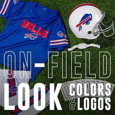 Franklin Sports boys NFL Uniform Set, Team Color, Large US - Image 4