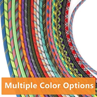 NTR 50FT Long Dog Leash - Black Rope with Swivel Lockable Hook and Comfortable Padded Handle - Dog Training Leash for Walking, Hunting, Camping, Backyard - Suitable for Small, Medium, and Large Dogs - Image 6