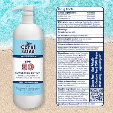 Rocky Mountain Sunscreen SPF 50 LOTION | Broad Spectrum UVA/UVB Protection | Hawaii 104 Reef Act Compliant (Oxybenzone & Octinoxate Free) | Water Resistant 80 Min. | Quart with Pump (32 Fl Oz) - Image 7