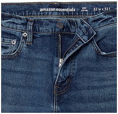 Amazon Essentials Men's Slim-Fit Jeans - Discontinued Colors, Vintage Wash, 31W x 34L - Image 7