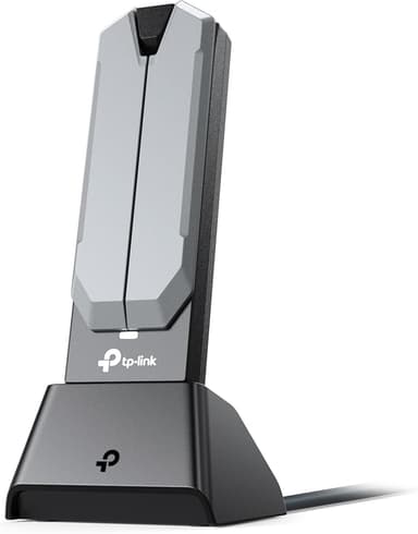 TP-Link BE6200 Tri-Band Wi-Fi 7 Wireless USB 3.0 Adapter Archer TBE401UH | WiFi Adapter for Desktop PC | Supports Windows 11,10 | 2 x High Gain Antennas | 6GHz, 4K-QAM, 160MHz, WPA3 | Secure by Design - Image 1