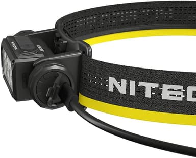 Nitecore HC65 UHE Headlamp, 2000 Lumen Max Heavy Duty Metal, USB-C Rechargeable with White, Red, and Reading Lights for Camping, Hiking, Hunting, and Industrial Works (Black - Image 4