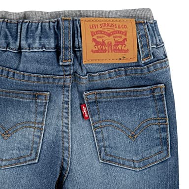 Levi's Baby Boys' Little Fit Jeans, Vintage Sky/Straight, 6M - Image 3