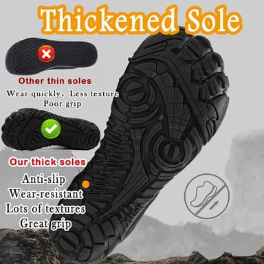 Barefoot Shoes Men Women Minimalist Shoes Zero Drop Workout Cross-Trainer Hiking Water Wide Toe Box Grounded Footwear Weightlifting Walking - Image 7