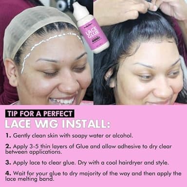 Dolahair Lace Wig Glue Kit - Waterproof Lace Front Glue for Wigs & Hair Replacement - Image 4