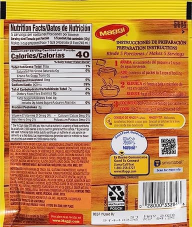 MAGGI Rib Flavored Soup Mix 2.05 oz. Packet - Image 2