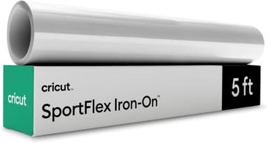 Cricut® SportFlex Iron-On, White (5 ft) - HTV Heat Transfer Vinyl for Sportswear - Image 2