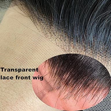 Lace Front Wigs Human Hair Pre Plucked Glueless Wigs Wide Lace 180 Density Human Hair Wigs 13x4 Body Wave Wig 18 Inches Natural Color - Image 8