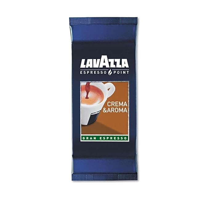 Lavazza Espresso Pt. Crema E Aroma, Espresso Capsules, Brown ,Value Pack, Blended and roasted in Italy, Intense medium roast with a strong body and long lasting flavor, Pack of 100 - Image 1