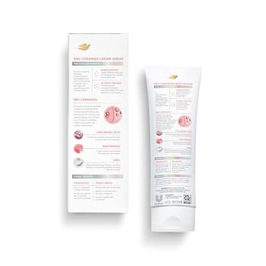 Dove Body Cream Serum Pro-Ceramide + Repair for Rough, Extremely Dry Skin, with Hyaluronic Acid, Niacinamide and Natural Moisturizing Factors Lotion, 8 oz - Image 2