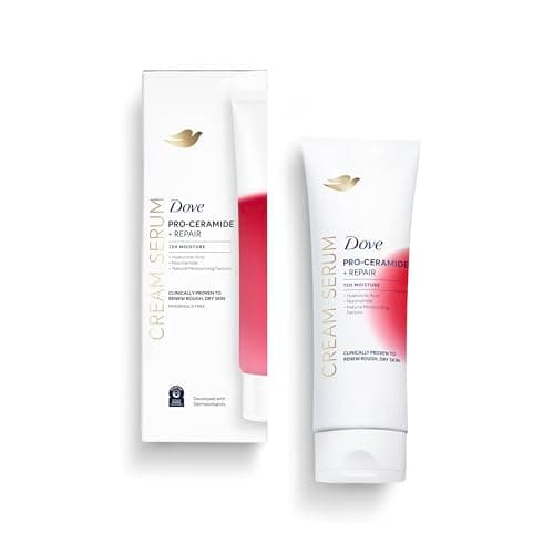 Dove Body Cream Serum Pro-Ceramide + Repair for Rough, Extremely Dry Skin, with Hyaluronic Acid, Niacinamide and Natural Moisturizing Factors Lotion, 8 oz - Image 1