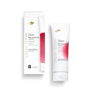 Dove Body Cream Serum Pro-Ceramide + Repair for Rough, Extremely Dry Skin, with Hyaluronic Acid, Niacinamide and Natural Moisturizing Factors Lotion, 8 oz - Image 1