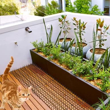 OCEANPAX 16 X 13 Inch Scat Mat for Cats, 16 Pack Cat Scat Mat - Indoor/Outdoor Pet Solution for Plants, Furniture - Image 6