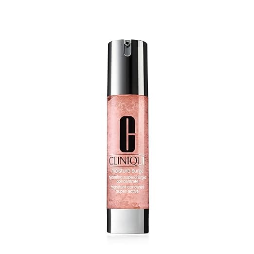 Clinique Moisture Surge Hydrating + Plumping Supercharged Concentrate Face Serum For All Skin Types | Blend of Hydrating Ingredients With Hyaluronic Acid | Plumping - Image 1