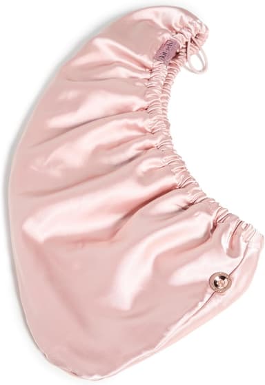 Kitsch Satin Microfiber Hair Towel Wrap for Women - Super Absorbent, Quick Dry, Anti-Frizz - for Long and Short Hairs, Turbans for Women, Wet and Curly Hair Wrap - Blush - Image 2
