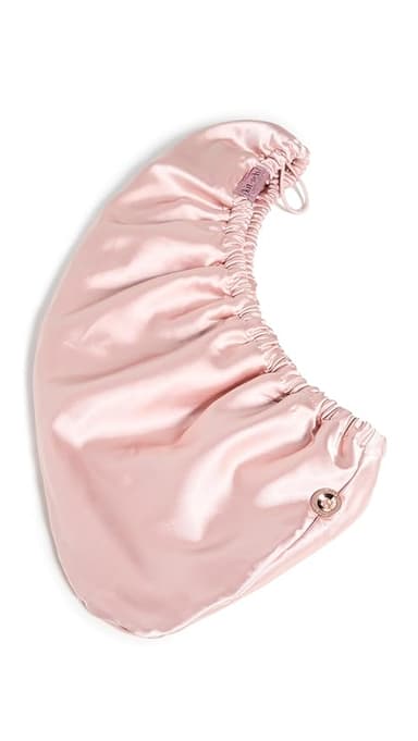 Kitsch Satin Microfiber Hair Towel Wrap for Women - Super Absorbent, Quick Dry, Anti-Frizz - for Long and Short Hairs, Turbans for Women, Wet and Curly Hair Wrap - Blush - Image 1