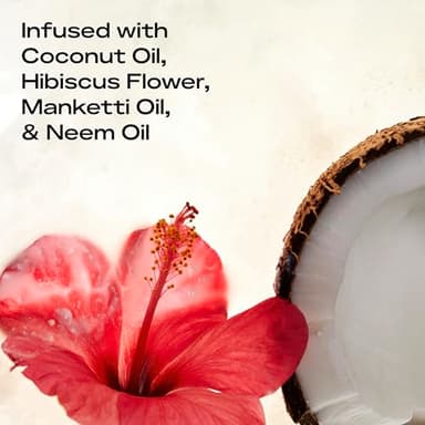 SheaMoisture Coconut & Hibiscus Smooth & Shine Oil Coconut & Hibiscus Softens and Hydrates Hair With Manketti and Coconut Oil For a Lightweight Texture 3.3fl oz - Image 5